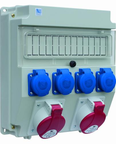 rozdzielnica R-BOX LUX 320, 2x32A/5p, 4x250V, puste okno
