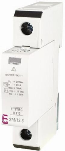 ogranicznik przepięć ETITEC B T12 275/12,5 1+0 RC T1, T2 (B, C)