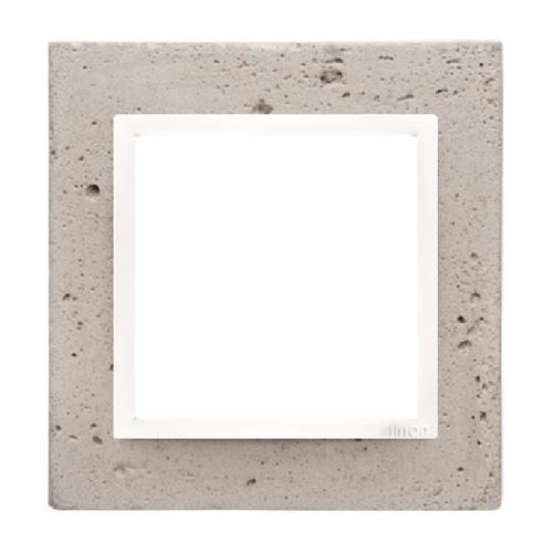 SIMON 54 NATURE WMDZ-0110xS-091 Ramka 1-krotna Nature-Beton, AL BETONE, IP20/IP44 (IP44-należy zastosować uszczelkę ramki...