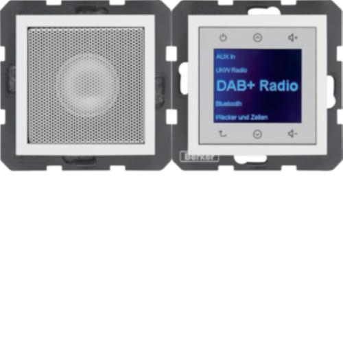 radio Touch DAB+, Bluetooth z głośnikiem biały połysk B.x