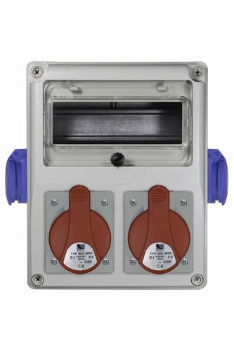 rozdzielnica R-BOX 240 8S 2x32/5, 2x230V puste okno