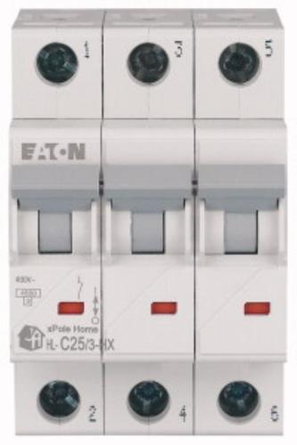 HN-C25/3 Wyłącznik nadprądowy 6kA, In=25A, char. C, 3-bieg. Seria HN