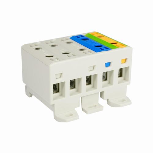 złączka przelotowa WLZ35/5x16/sssnz 3x szary, niebieski, zielony