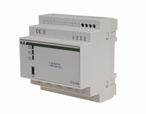 sterownik sekwencyjny, impulsowo-czasowy, 4-kanałowy, 24÷230V AC/DC, nastawa od 1s do 100h