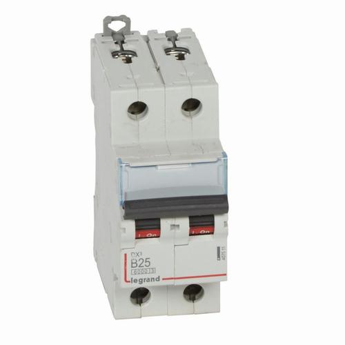 wyłącznik nadprądowy S 302 2P B 25A 6000A serii DX3,