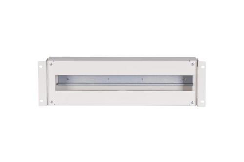 panel dystrybucji napięć 19" 3U RAL 7035