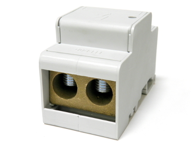 blok roz.jedno.LBR 400A Al/Cu 400A/TS 35szary 2x95mm /3x35mm /2x16mm /9x6mm