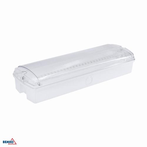 Oprawa AWARYJNA natynkowa GALER 04 3M 3.5W IP 65 z zestawem piktogramów C90-GLR-3ZP-MT3H-CNBOP