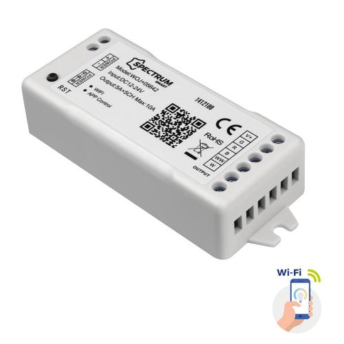 kontroler do pasków LED RGBW+CCT+DIM 12/24V DC 120W/240W Wi-Fi/BT Spectrum SMART