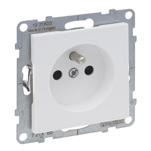 gniazdo SUNO 2P+Z - 16 A - 250 V zaciski śrubowe, biały, Legrand
