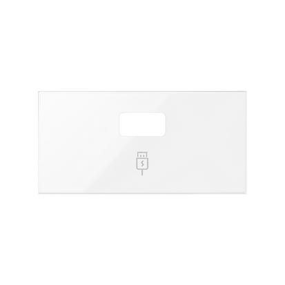 SIMON 100 pokrywa ładowarki USB dla ref.10000380-039; biały