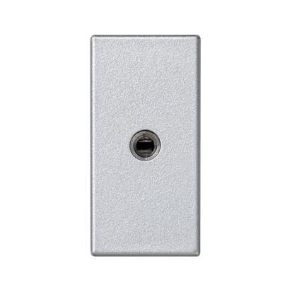 SIMON CONNECT płytka K45/2 gniazda mini-jack 22,5x45mm + wkład zaciski śrubowe aluminium