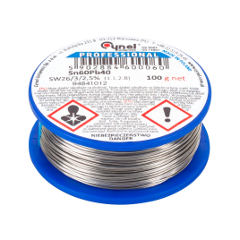 cyna 2mm 100g Sn60Pb40 CYNEL szpulka
