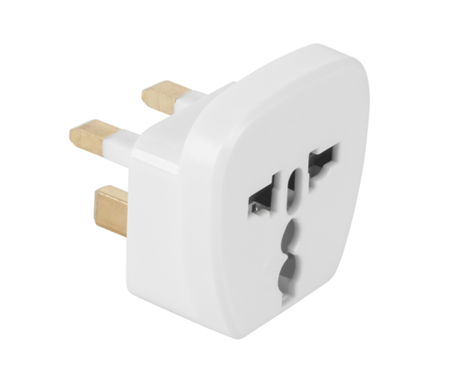adapter/przejść. wtyk UK- gn. uniwersal (QZ36)