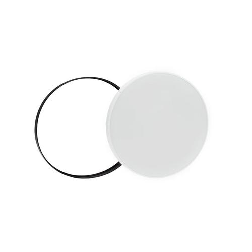 oprawa NYMPHEA BLACK &amp; WHITE RINGS 32W NW 230V 115st IP54 FI380x55 okrągła biały/czarny