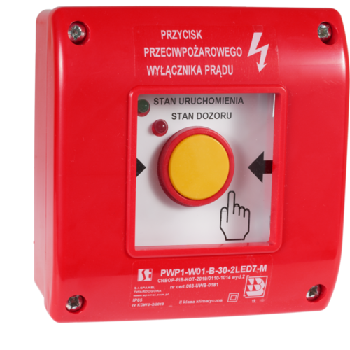 przycisk ręczny uruchamiania PWP1 2LED STANDARD PWP1-W01-B-11-2LED11\.