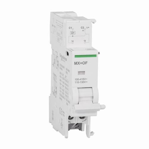 wyzwalacz wzrostowy Acti9 ze stykiem MX+OF-230/400 1CO 100…415 VAC, 110…130 VDC