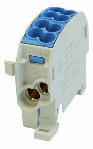 SCB 25 blok rozdzielczy - odgałęźny Al/Cu 80110 SIMBLOCK niebieski
