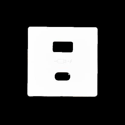 SIMON 82 pokrywa do ładowarki USB typ A+C; biały