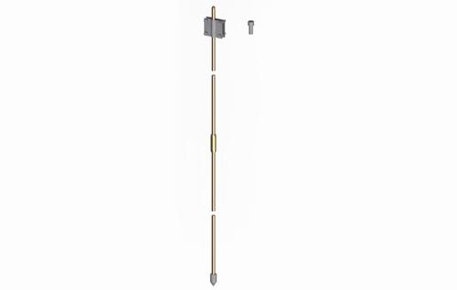 uziom kompletny MI 5/8" 250um 3-metrowy