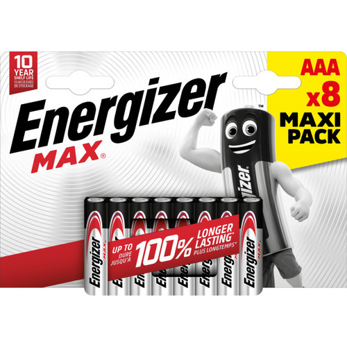 bateria ENERGIZER MAX AAA LR03 /8 eco