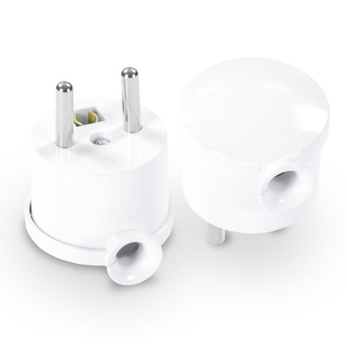wtyczka rozbieralna, kątowa "MINI", 2p+Z, 16A, 250V; WT-15; biały