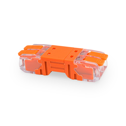 szybkozłączka CMK-642 transparentny/pomarańczowy