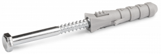 kołek rozporowy FIX 10x50mm z wkrętem z łbem sześciokątnym 6,0x60mm [OP 100]