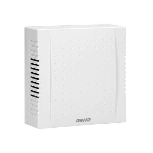 dzwonek przewodowy elektromechaniczny dwutonowy, QUARTO AC 230V, biały