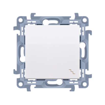 SIMON 10 łącznik schodowy (moduł) 10AX 250V~ szybkozłącza biały