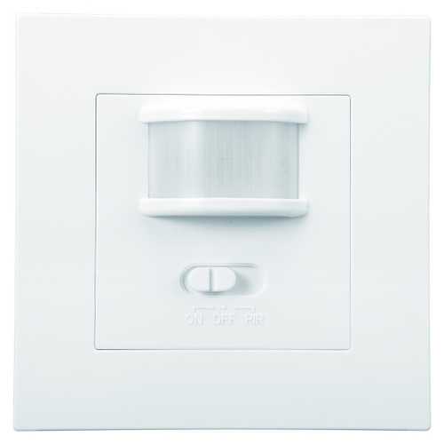 czujnik ruchu CR-IR1/KP na podczerwień podtynkowy 230V~/50Hz, 500W/200W, IP20, zasięg do 9m" biały