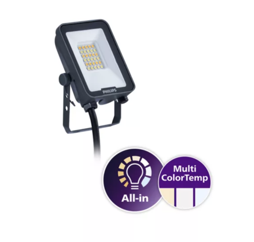 naświetlacz LED BVP167 LED24 20W 2200lm, 2400lm 3000K, 4000K, 6500K SWB Ledinaire "all-in-one"