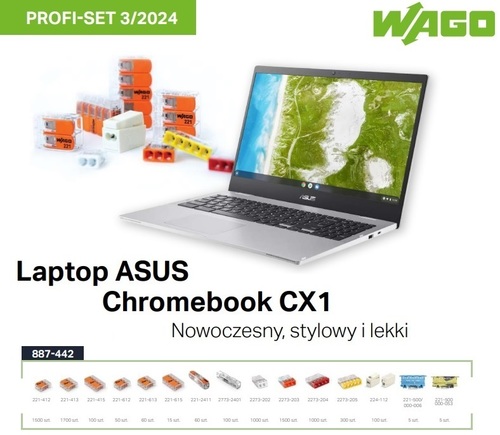 zestaw PROFI-SET z laptopem ASUS Chromebook