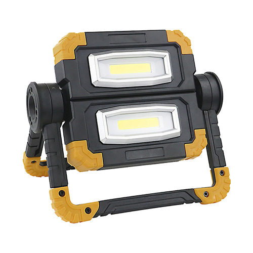 GEMINIX LED 2x10W naświetlacz roboczy, podwójny, przenośny z akumulatorem, 1200lm, IP44, 4000K, 5000mAh
