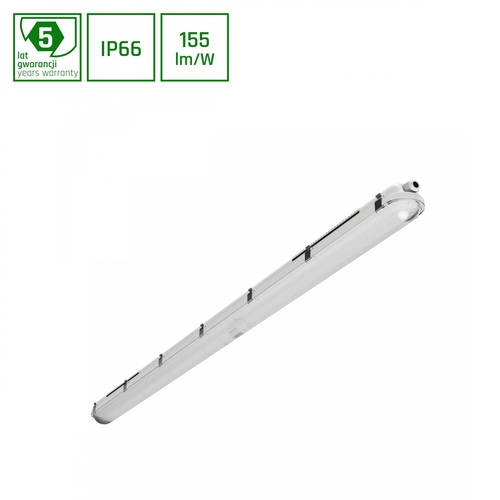 oprawa LIMEA GIGANT PRO HERMETYK 1500mm 58W/47W/37W/27W NW 230V 120ST IP66 IK10 1500x80x68mm 5 lat gw.