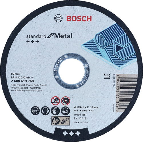 tarcza tnąca STD. F/METAL 125X1,0X22,23 P