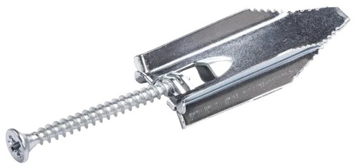 łącznik metalowy TAP-IT LONG 10,8x43 mm do wbijania do podwójnej płyty G-K z wkrętem 4x50mm [op.10szt.]