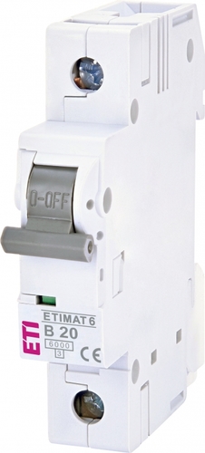 ETIMAT 6 1p B20 wyłącznik nadprądowy 6 kA