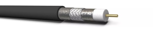 Kabel XzWDXpekw tc'690CU-113 (RG-6Cu TRISHIELD)305m zewnętrzny żelowany czarny