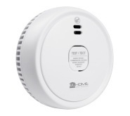czujnik dymu ''EL HOME'' SD-88A2 - bateryjny 9V DC, czujnik fotooptyczny, żywotność sensora 10 lat
