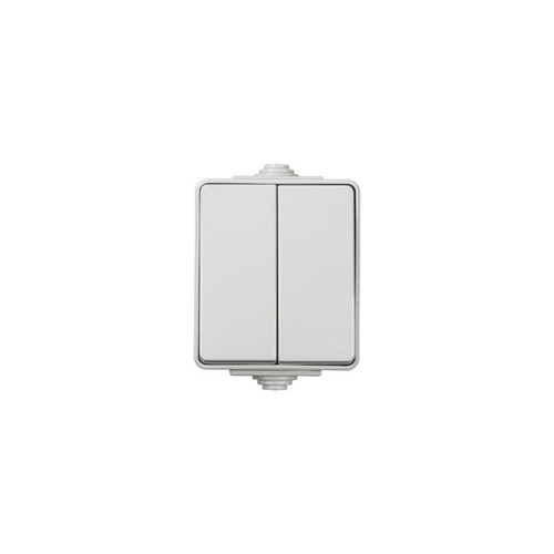 łącznik TEKNO dwubiegunowy / schodowy - uniwersalny IP65GR 2G2W