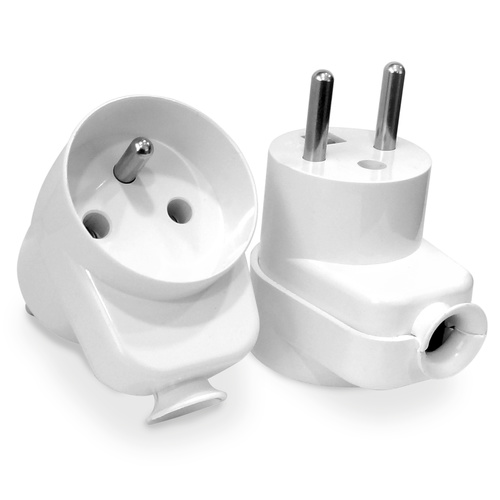 wtyczka rozbieralna WT-16G z gniazdem 2p+Z, 16A, ~250V; WT-16G biały