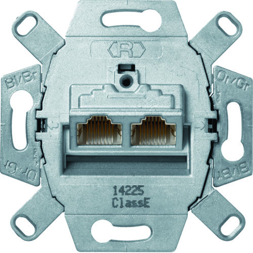 ONE.PLATFORM Mechanizm gniazda komp. UAE 2-kr (RJ45) ekranowane kat.6a klasa (455501)