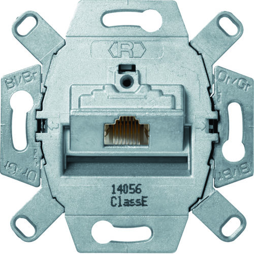 ONE.PLATFORM Mechanizm gniazda komp. UAE 1-kr (RJ45) ekranowane kat.6 klasa E (455401)