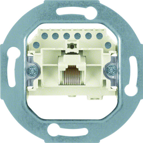 ONE.PLATFORM Mechanizm gniazda telefonicznego UAE 1-kr (RJ11 RJ12 RJ45) kat. 3 (534538)