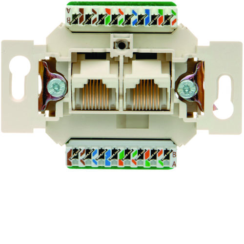 ONE.PLATFORM Mechanizm gniazda komputerowego UAE 2-kr (RJ11 RJ12 RJ45) kat. 5e (534576)
